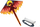 Fluturake Leantoys Large Kite Red Dragon, 170x130cm, e kuqe