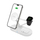 Karikues wireless 3‑në‑1 Tech‑Protect QI15W‑A41, MagSafe, 15W, i bardhë