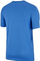 Bluzë Nike Sportswear Club, pambuk, mëngë të shkurtra, blu e çelët