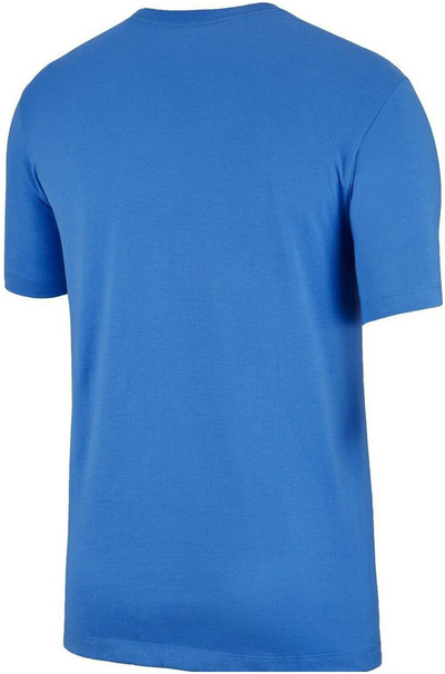 Bluzë Nike Sportswear Club, pambuk, mëngë të shkurtra, blu e çelët