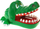 Loja dore Crocodile Dentist GR0152, mekanike, për fëmijë 3+, jeshile