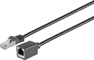 Kabllo rrjeti Microconnect STP602SEXT, CAT6 F/UTP, 2 m, e zezë