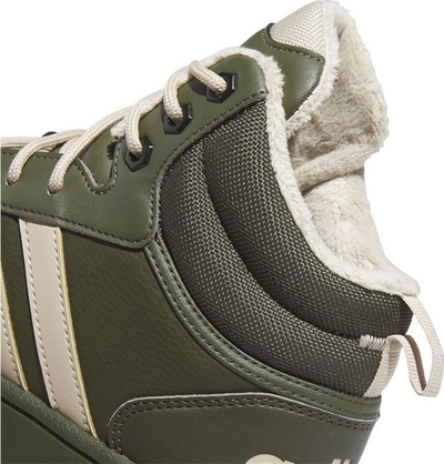 Atlete basketbolli Adidas Hoops 3.0 Mid Wtr, për meshkuj, jeshile krem