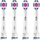 Koka zëvendësuese për furçë dëmbësh Oral-B 18-4 3D White, 4 copë