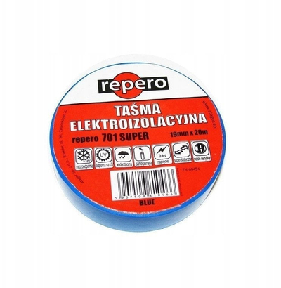 Shirit izolues Repero 701 Super, PVC, 19mm 20m, rezistent ndaj acar