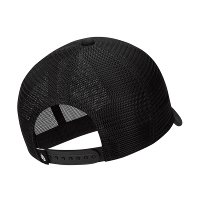 Kapele për fëmijë Nike Black Rise, trucker, e zezë, e rregullueshme