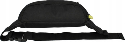 Çantë beli Exploration Waist Bag, me zinxhir, rrip i rregullueshëm, e zezë