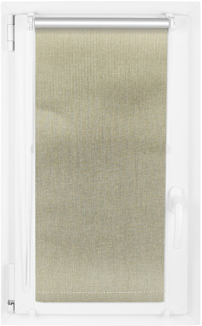 Perde rrotulluese Domoletti Mini Melange 5, 97x150cm, poliester, bezhë