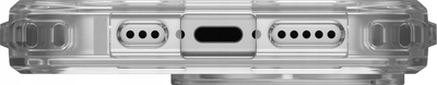 Mbështjellës telefoni UAG Plyo Series për iPhone 16 Pro, MagSafe, transparent argjendtë