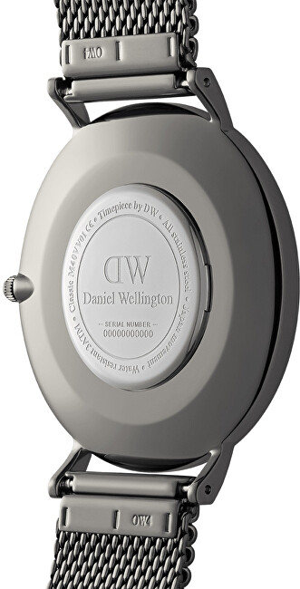 Orë për meshkuj Daniel Wellington, e argjendtë
