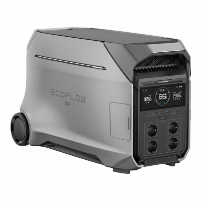 Stacion portativ energjie EcoFlow DELTA Pro 3, 4000W, 12kWh, i argjendtë, i rinovuar