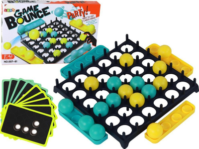 Lojë tavoline Leantoys Game Bounce, me toptha, plastike, shumëngjyrëshe