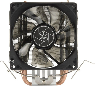 Ftohës për proçesor SilverStone SST-KR03, 92mm, LED blu, i zi