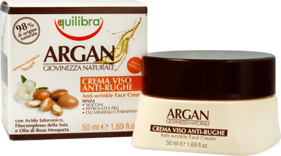 Krem fytyre Equilibra Argan kundër rrudhave, 50 ml