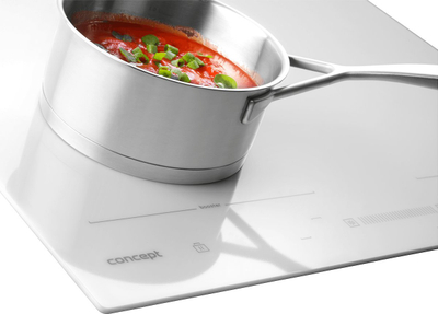 Pianurë me induksion Concept IDV5660wh, 4 zona, me prekje, e bardhë