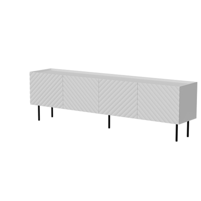 Komoda TV Cama LUCCA 4D, 200cm, MDF, e bardhë