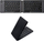 Tastierë Techly Foldable Wireless, Bluetooth 3.0, layout US QWERTY, e zezë