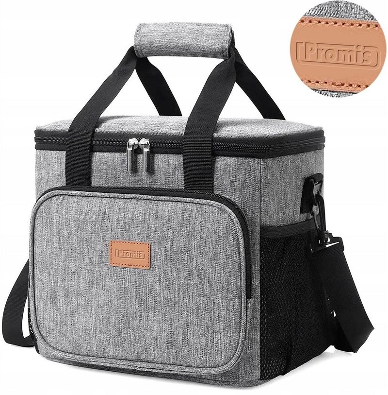 Çantë termike PROMIS TL28, 28L, me akumulatorë ftohës, gri