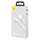 Kabllo USB Baseus Simple Wisdom BSU2080, USB A në microUSB, 1.5 m, e bardhë