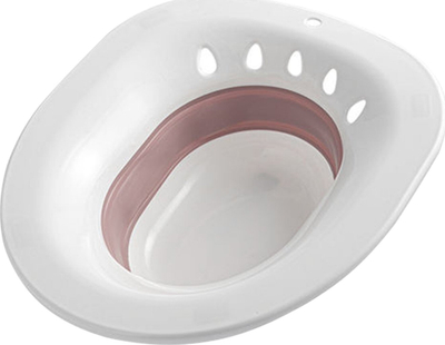 Bidet portabël Wellys Mobile and Foldable, palosës, për tualet, i bardhë