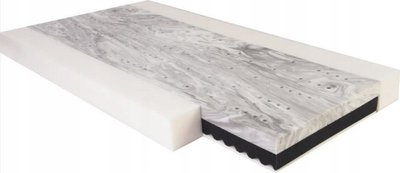 Dyshek ortopedik për bebe BabyMatex ECO, 120x60x10cm, latex natyral, i bardhë