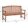 Stol kopshti HomeMarkt Elena HM18125, dru teak, 150x61x95 cm, ngjyrë natyrale
