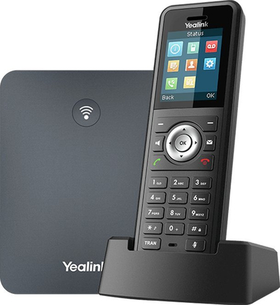 Telefon IP pa tel Yealink W79P, gjer në 20 linja, ekran TFT, i zi