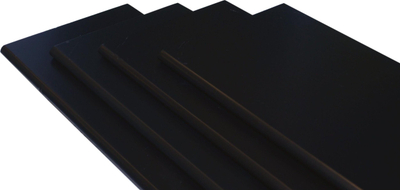 Rafte murale Home>it M-design, 40 cm, e zezë
