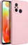Futrollë metalike për Xiaomi Redmi 12C, TPU, me mikrofibër, rozë metalike