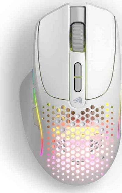 Maus gaming wireless Glorious Model I 2, RGB, optik, i bardhë