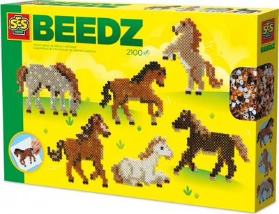 Set rruaza hekurosëse SES Creative Iron on Beads Wild Horses, shumëngjyrëshe