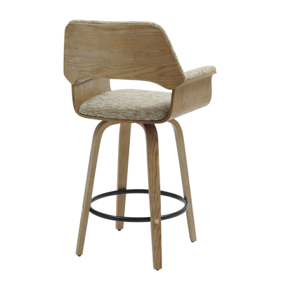 Stol bari Clipp 57,5x53x98Hcm (HM9987.01), bezhë