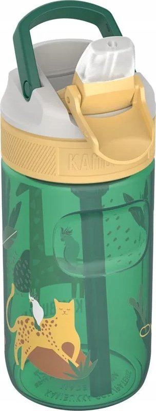Shishe uji për fëmijë Kambukka Lagoon Kids Safari Jungle, 400ml, shumëngjyrëshe