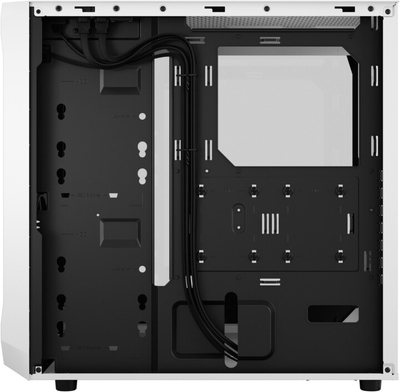 Kasë kompjuteri Fractal Design Focus 2 White TG Clear Tint