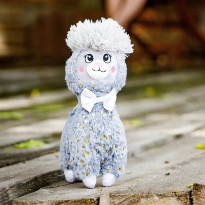 Lodër pelushi INNOGIO Alpaca Soft, 30 cm, gri