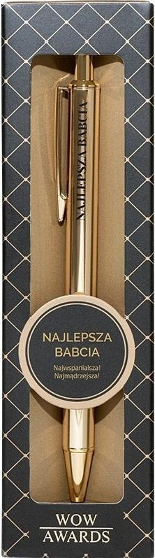Stilolaps dhuratë Be-Happy Gifts Best Grandma, trup plastik edhe metal, bojë blu, ngjyrë ari