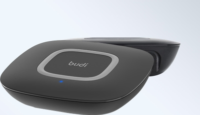 Karikues wireless Budi, 15W, me dy porta USB, i zi