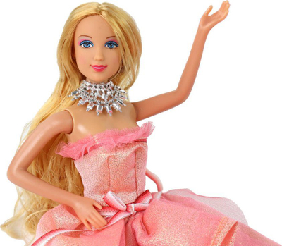 Set kukull Defa Lucy Fashion Girl, 30 cm, me aksesorë dhe fustane, rozë