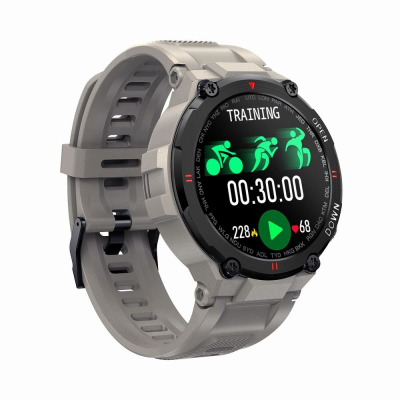Smartwatch Gravity GT7-4, ekran 1.28", Bluetooth, gri