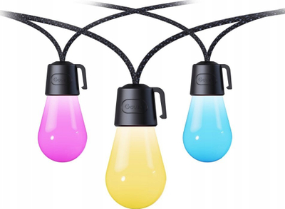 Drita dekorative jashtë Govee RGBIC, Smart me Wi‑Fi e Bluetooth, dritë e bardhë e ngrohtë