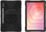 Kuti mbrojtëse 4smarts Rugged Grip për Samsung Galaxy Tab S11 Ultra, me dorezë rrotulluese, me mbajtës stylus, e zezë
