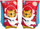 Rripa noti për kalamoj Bestway 32102, 30 x 15 cm, dizajn Tiger Astronaut