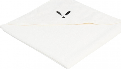 Peshqir bebi me kapuç Piapimo TowelPower, bambu pambuk, i bardhë