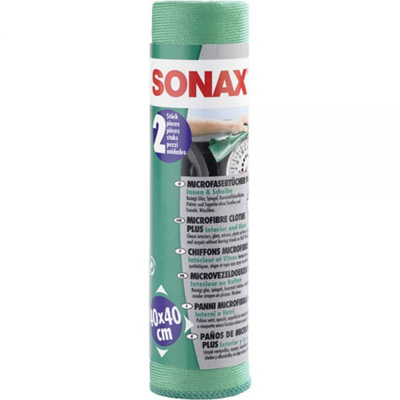 Set - leckë Sonax, mikrofibër plus interier dhe xhama, 2 copë