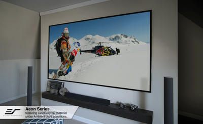 Ekran projekcioni Elite Screens Aeon Edge Free, 16:9, material CineWhite, gri
