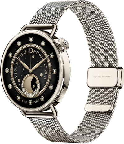 Ora e mençur Xiaomi Watch S4 41mm, GPS, që s’e ha uji, ngjyrë ari