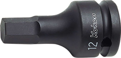 Çelës bit hex KO-KEN 14012M.60-7, 7mm, 1/2", 60mm, i zi