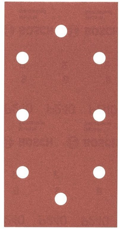 Set letra smerili Bosch Home and Garden 2609256A92, 93 x 185mm, granulim 240, ngjyrë e kuqe