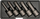 Set nxjerrës bulonash Yato YT-0624, 1/2", 8-16mm, 5 copë