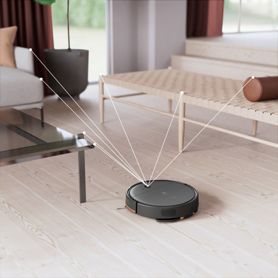 Fshesë me korrent robotike Electrolux ER61UW1DG, kontroll me aplikacion, funksion pastrimi tapetesh, e zezë